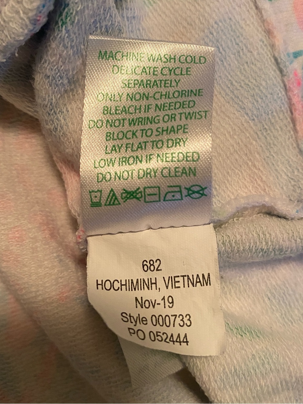 Lilly Pulitzer Women’s Quarter Zip Pullover Coral-Pastel Colors, Size XS - Picture 7 of 10